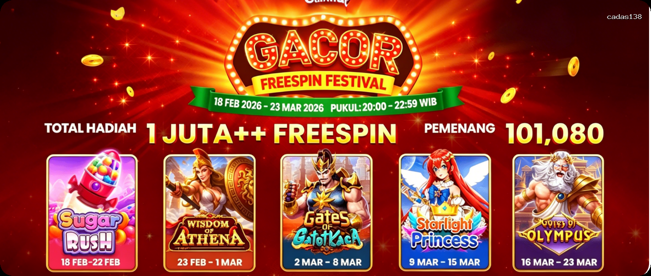 Login cadas138 Sekarang Bonus Melimpah
